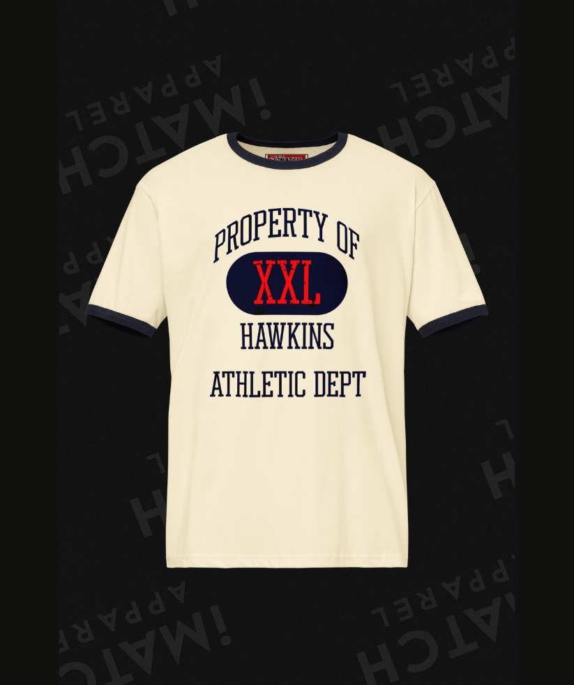 Retro Upside Ringer Tee