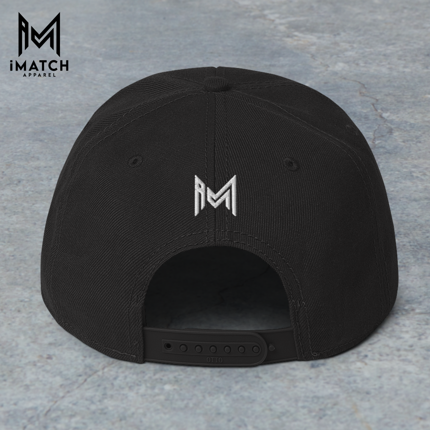Founder's Snapback Hat (white logo)