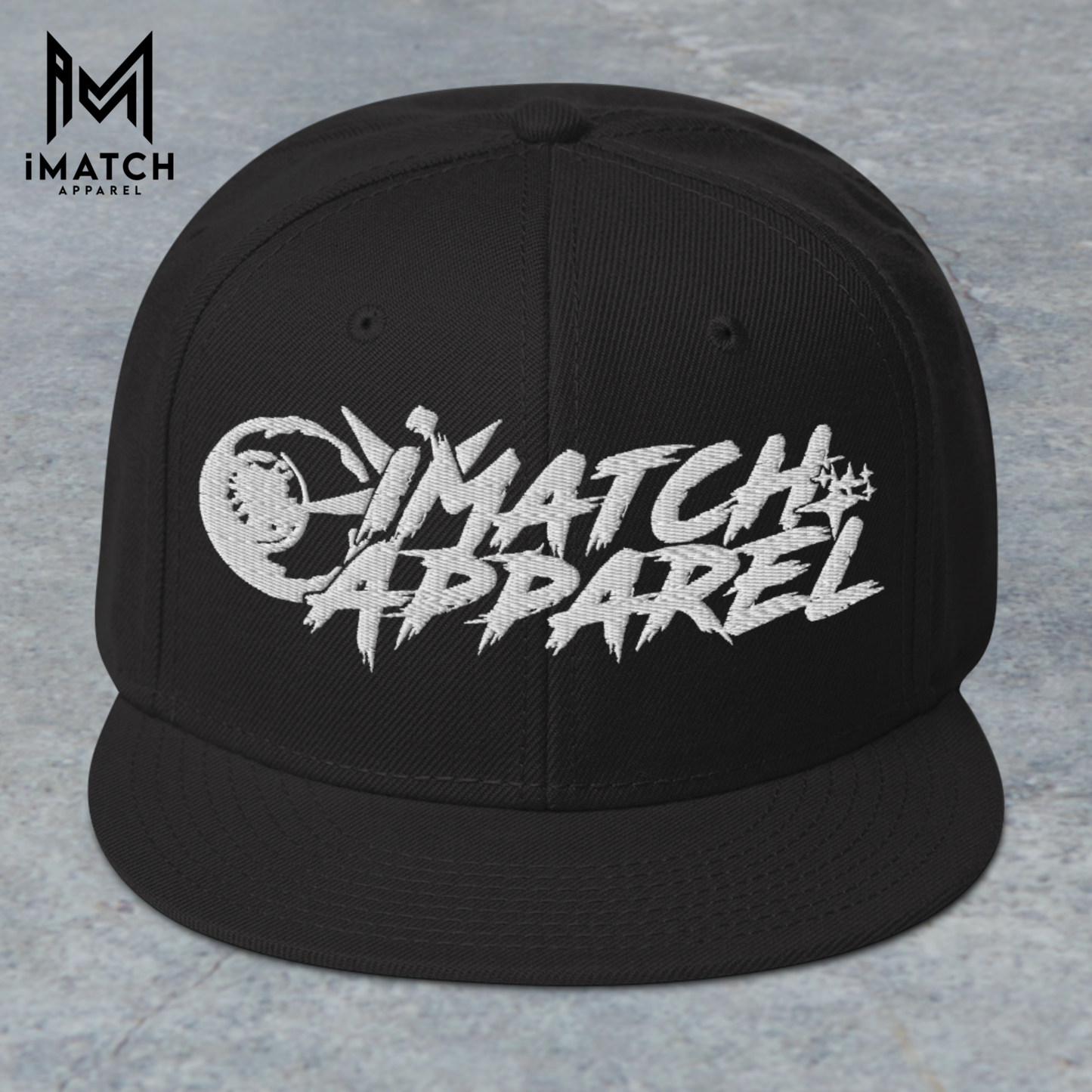 Founder's Snapback Hat (white logo)