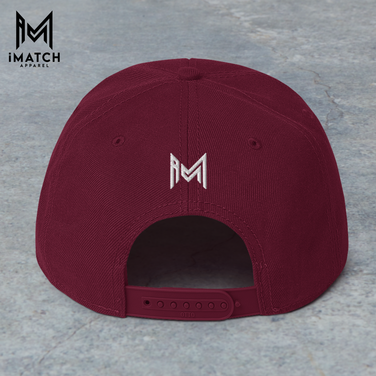 Founder's Snapback Hat (white logo)
