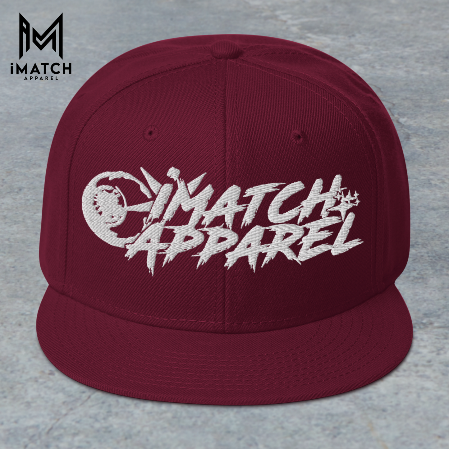 Founder's Snapback Hat (white logo)
