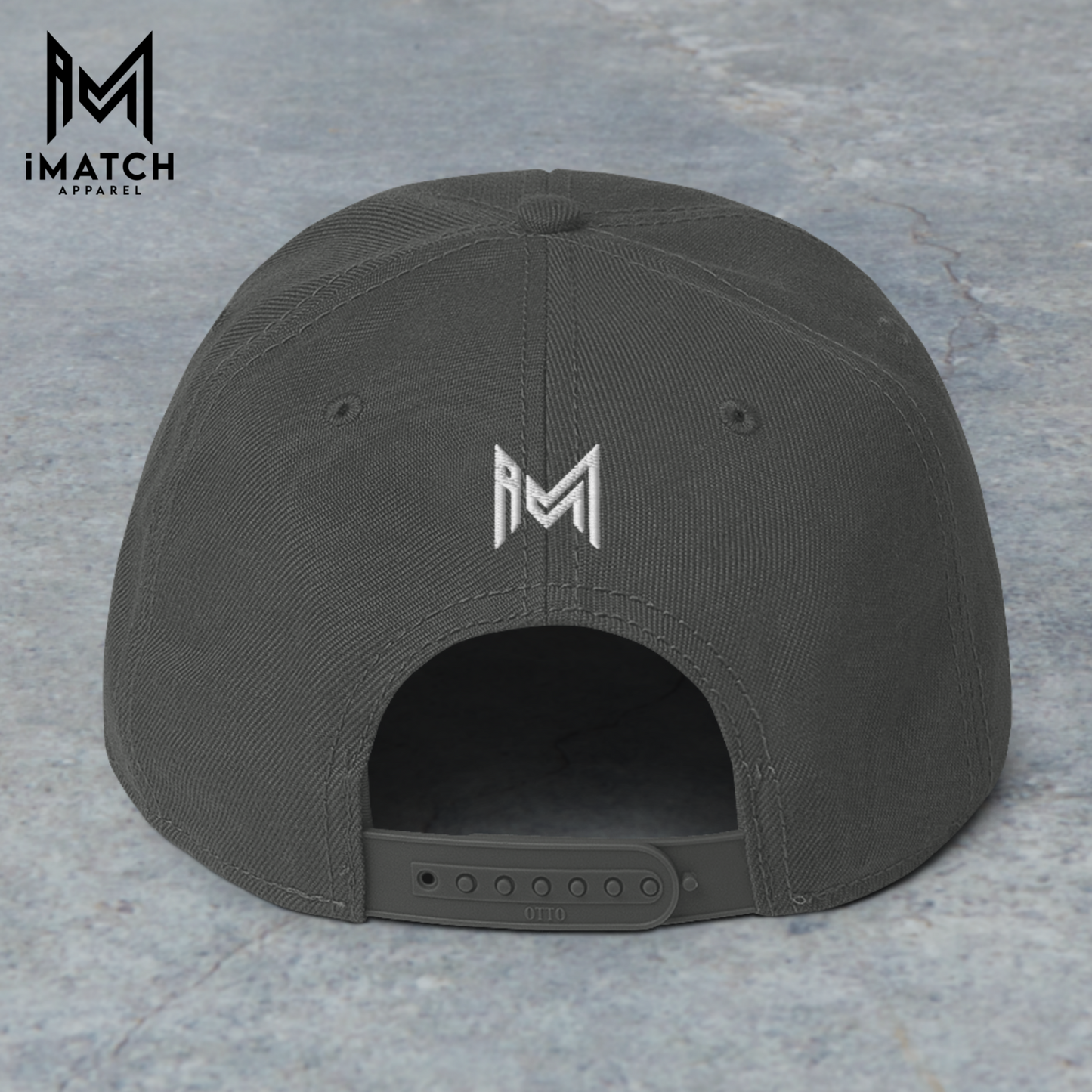 Founder's Snapback Hat (white logo)