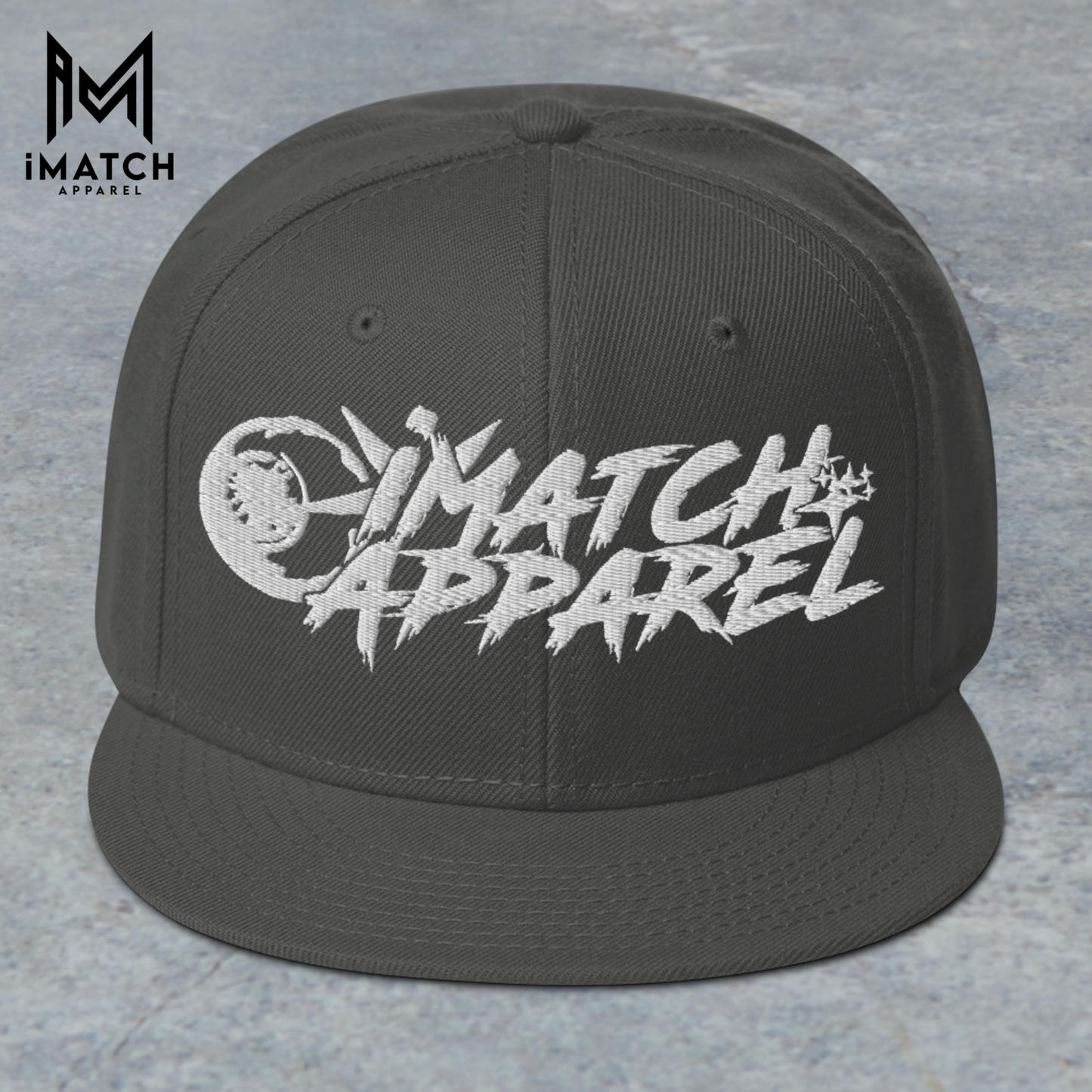 Founder's Snapback Hat (white logo)