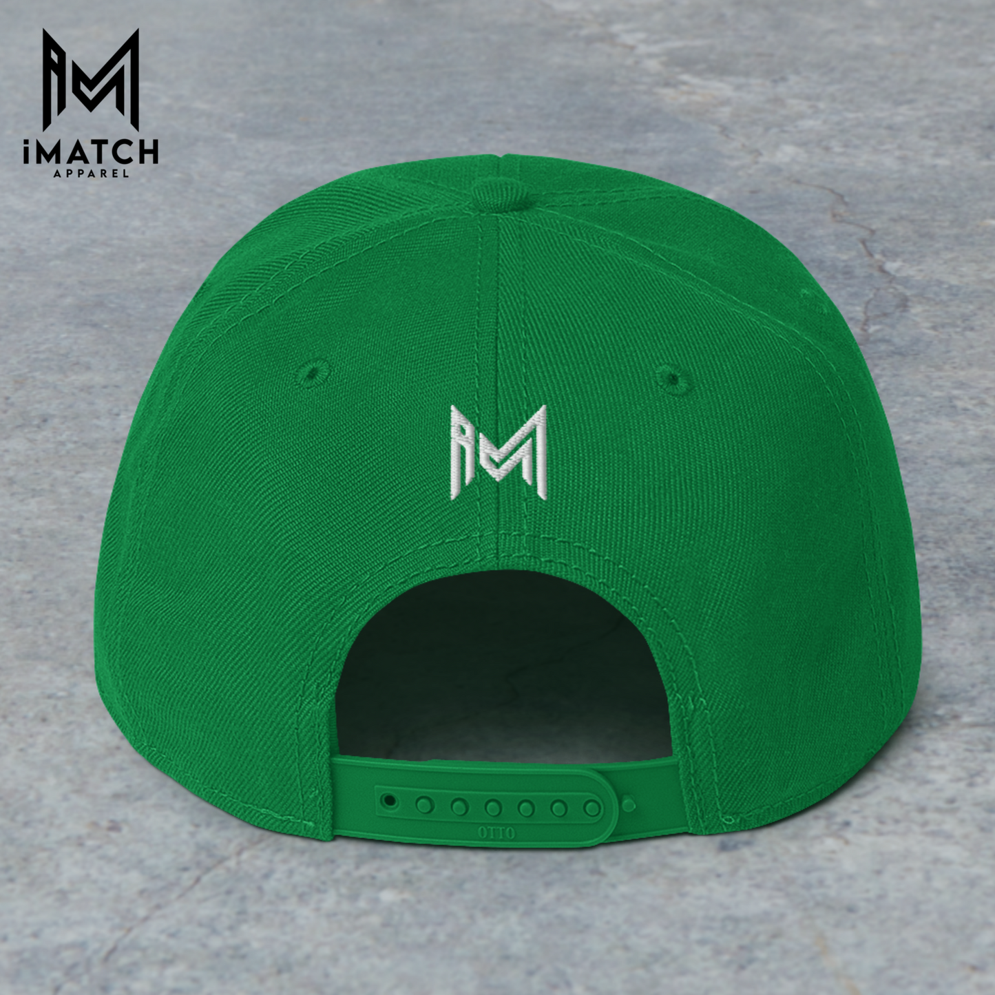 Founder's Snapback Hat (white logo)