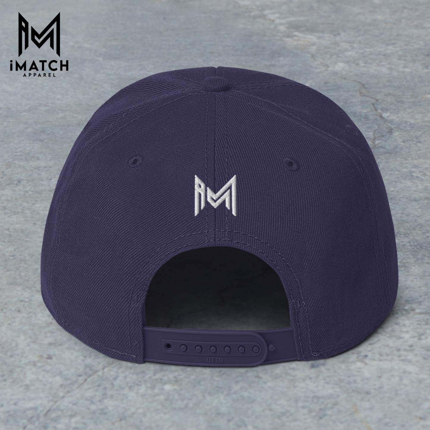 Founder's Snapback Hat (white logo)