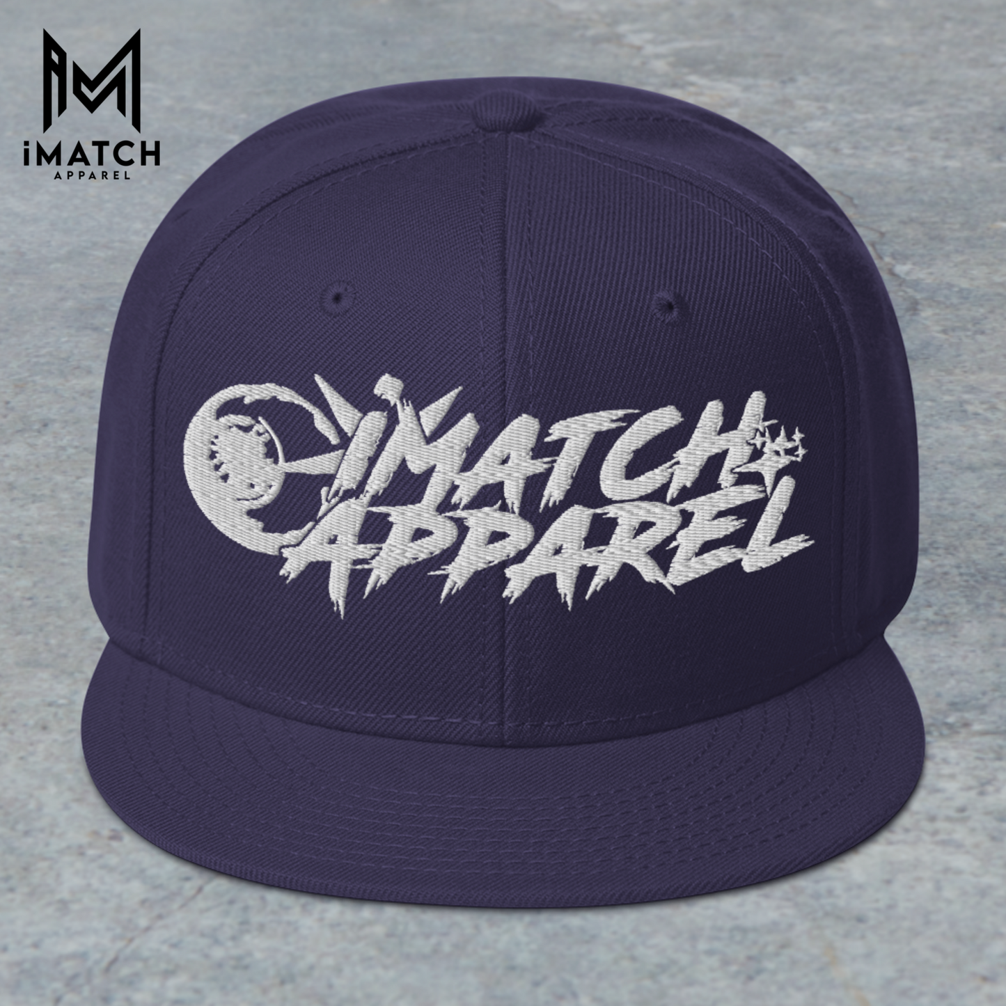 Founder's Snapback Hat (white logo)
