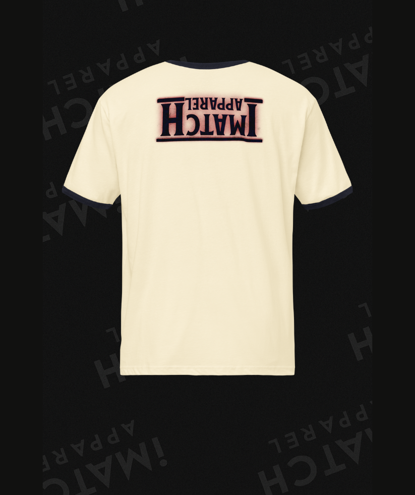 Retro Upside Ringer Tee