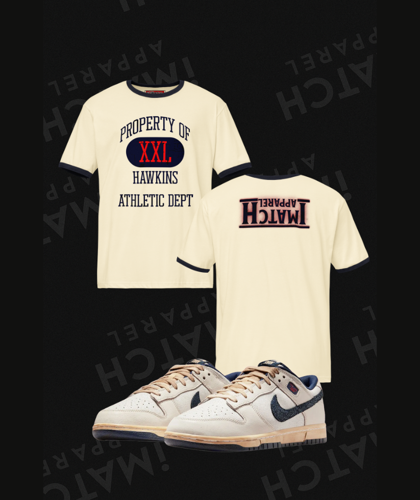 Retro Upside Ringer Tee